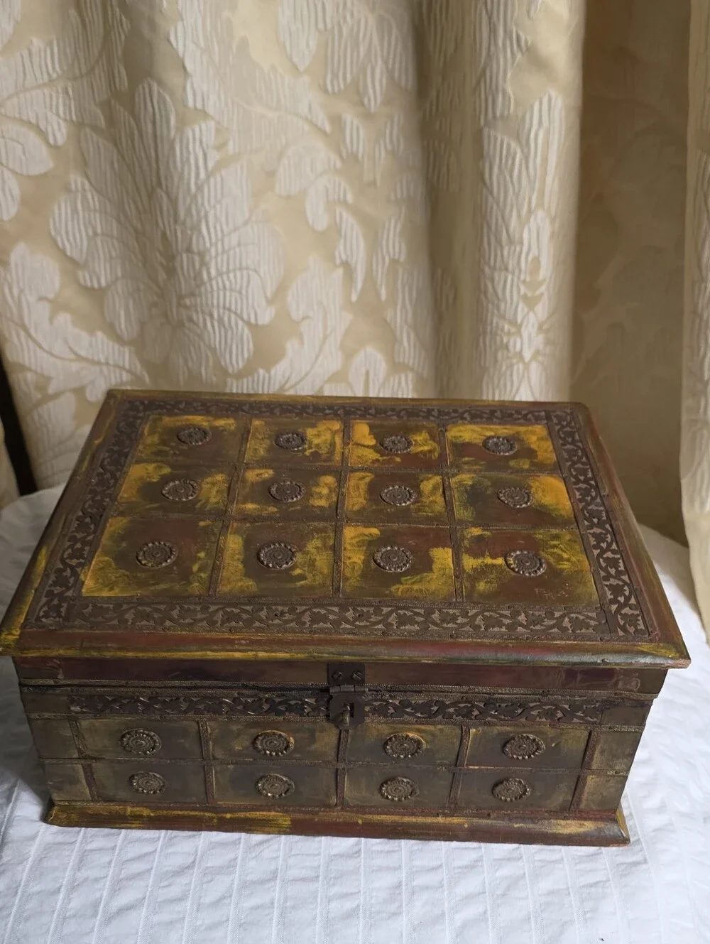 John Richard Collection Wood India Box Chester